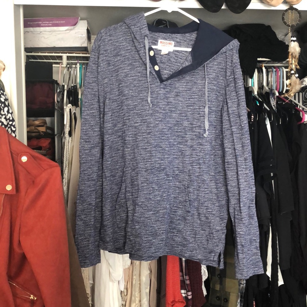 Heathered blue men’s L